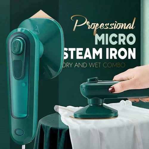 Steam Iron Portable Handheld Electric Iron, Steamer Mini, Clothes Ironing Machine for Travel Home US Plug