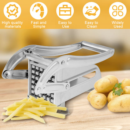 French Fries Slicer Potato Chips Maker Stainless Steel, Kitchen Tools